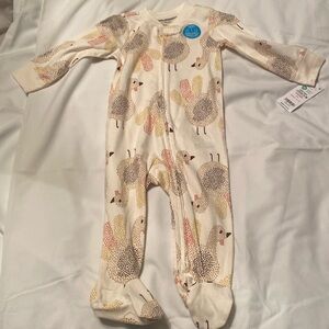 Carters unisex onesie with turkeys